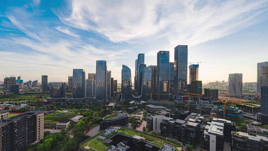 深圳后海建筑群延时