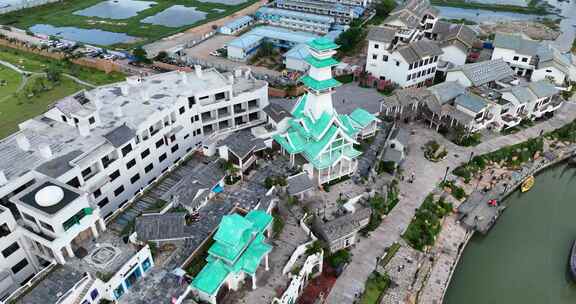 北海海丝首港景区航拍