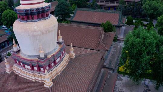 古色古香大佛寺视频素材模板下载