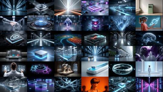 人工智能驱动未来科技(前119S为快速预览)高清在线视频素材下载