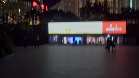 上海南京东路步行街地下通道视频素材模板下载