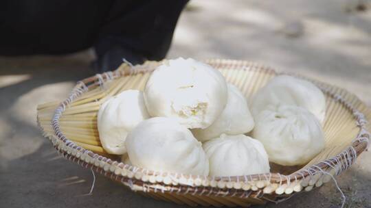 农村烧火做饭