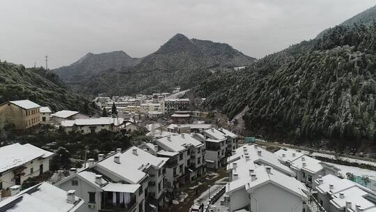 衢州七里雪景