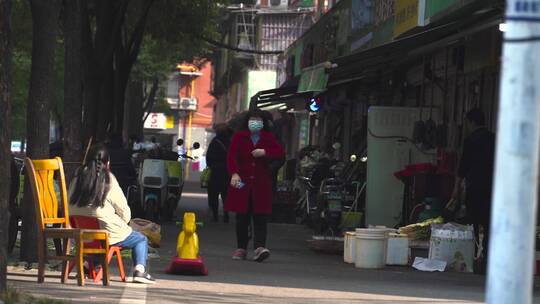 志愿者服务 街道生活 打扫 整改