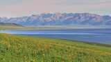 新疆赛里木湖美景高清在线视频素材下载