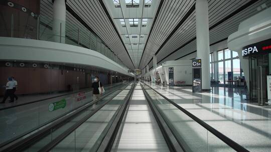空旷的机场北京大兴机场
