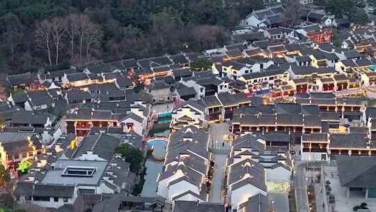 无锡惠山古镇夜景