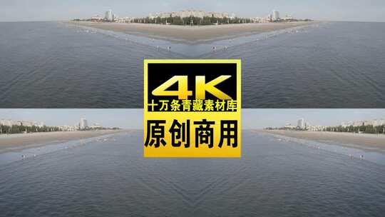 广西省北海市北海航拍4k视频灰片高清在线视频素材下载