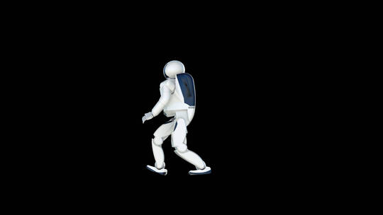宇航员 走路 航空 航天 行走 太空漫步视频素材模板下载