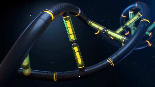 DNA螺旋结构3d模拟7