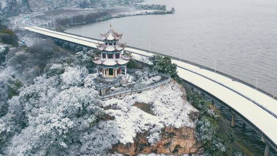 雪景航拍