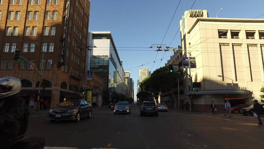 加州旧金山的街头视频素材模板下载