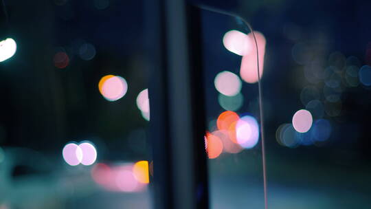 4K唯美城市光斑