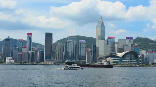 香港 维多利亚港城市风光 1593