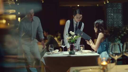 聚会 聚餐 餐厅 高端 品质 奢华视频素材模板下载