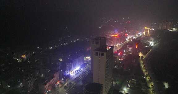 阳江市海陵岛商圈夜景