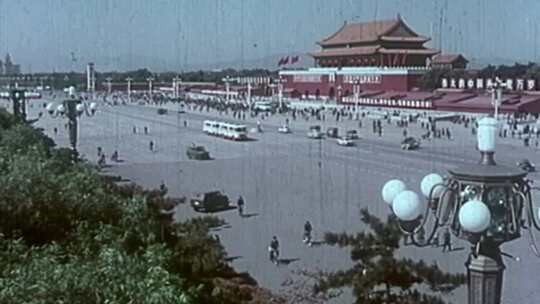 上世纪七八十年代北京街景
