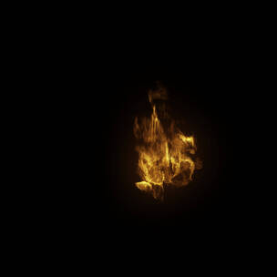 4k特效物体燃烧产生的火焰-alpha (9)