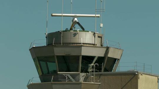 机场航站楼控制塔视频素材模板下载