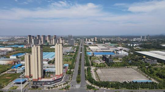 航拍湖北咸宁国家高新技术产业开发区