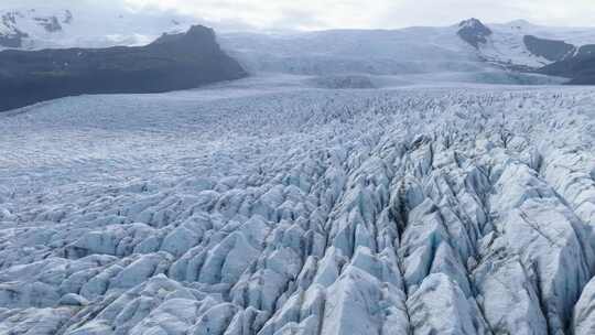 冰岛冰川冰湖极地风光