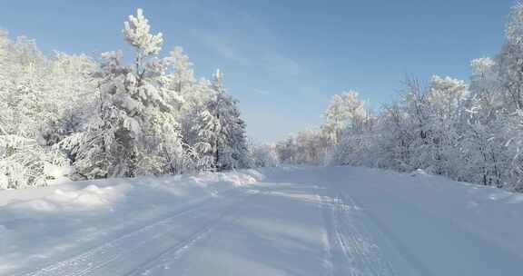 内蒙古大兴安岭冰雪雾凇、雪凇