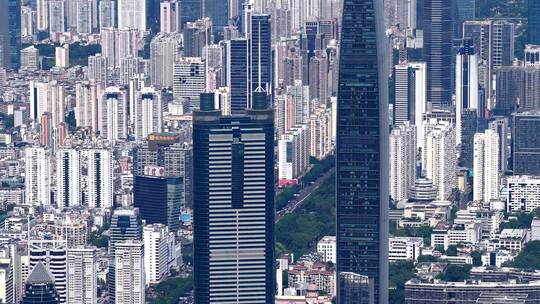航拍深圳城市天际线
