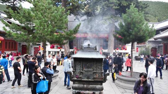 山西五台山黛螺顶禅院