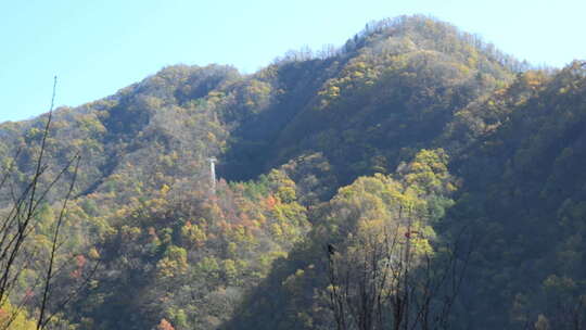 秦岭山脉秋季风景