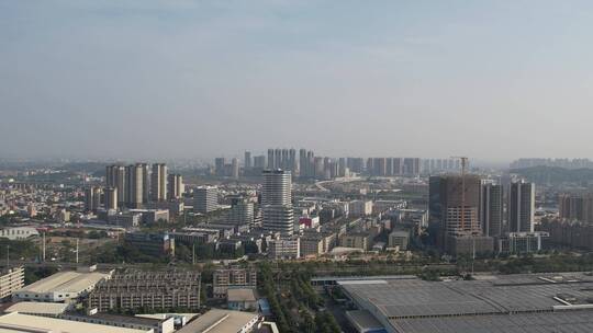 广州增城新塘航拍视频素材模板下载