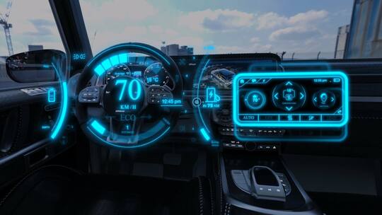 科技万物互联智能汽车后期包装ＡＥ模板视频素材模板下载
