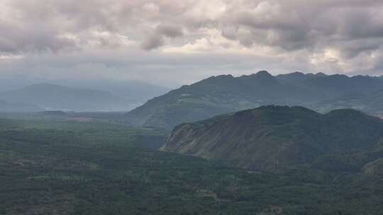 云南腾冲火山地质公园航拍