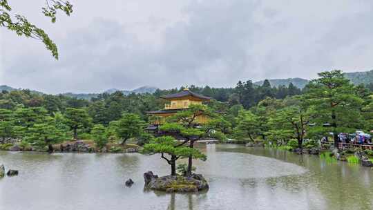 日本，大阪，寺庙，超翻转