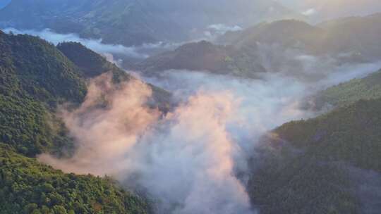 大山里的早晨