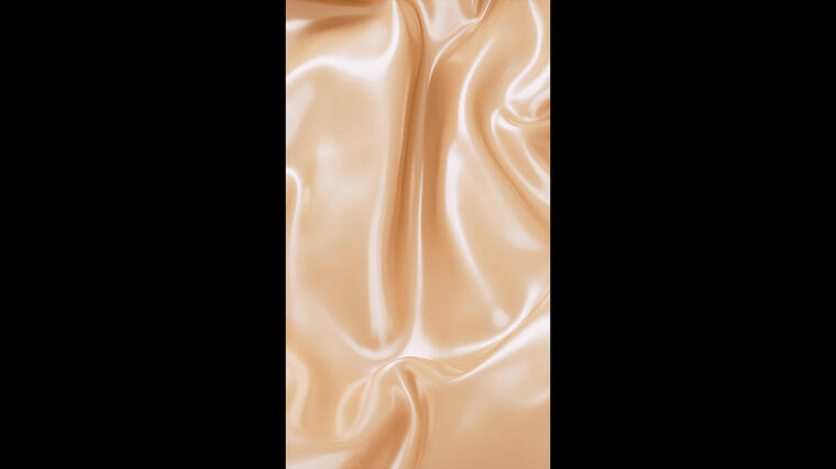 金色柔软光滑的布料背景动画