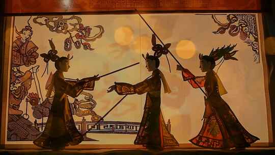 皮影戏非遗传承 中国民间文化戏剧表演精粹