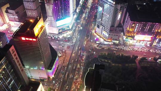 长沙五一广场夜景