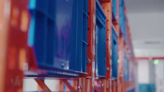 AGV智能搬运机器人工作场景仓库运输物料