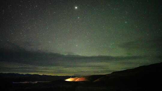 西藏阿里札达土林星空流星雨火流星雨直录