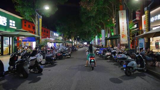 街头逛街路边摊市井集市街景夜市夜店