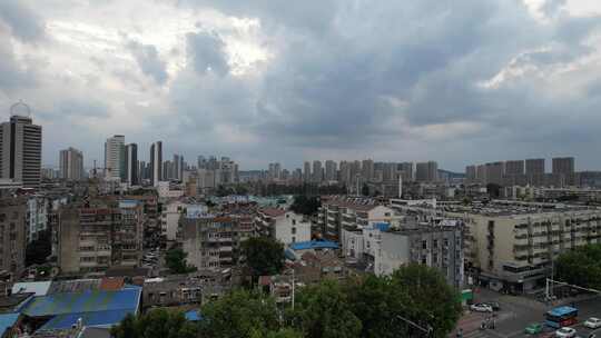 江苏徐州城市风光航拍高楼建筑风景