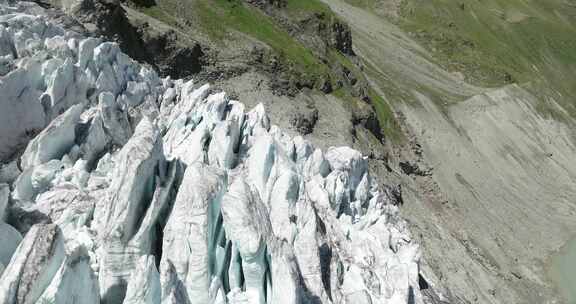 特特曼冰川，瑞士阿尔卑斯山，瑞士，冰