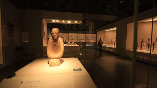 深圳博物馆陶瓷展-古代陶瓷陶器瓷器视频素材模板下载