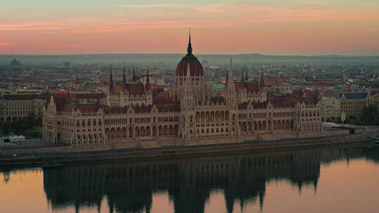 匈牙利国会大厦视频素材模板下载
