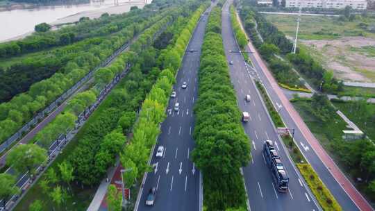 道路风光航拍