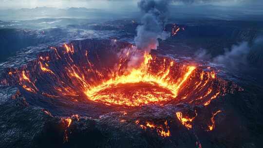 火山岩浆喷发