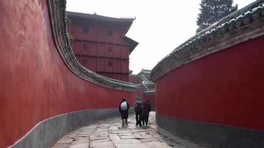 湖北武当山景区太子坡文化古迹旅游