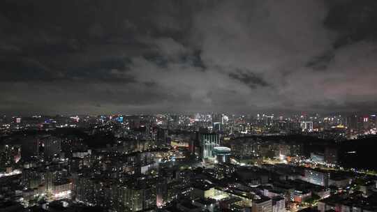 广东深圳龙华区城市建设航拍