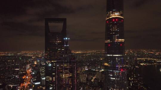 上海夜景航拍