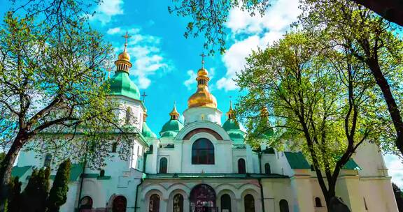 乌克兰基辅圣苏菲亚大教堂